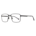 Роскошный дизайн мужские квадратные металлические оптические рамки оправе Eyeglass